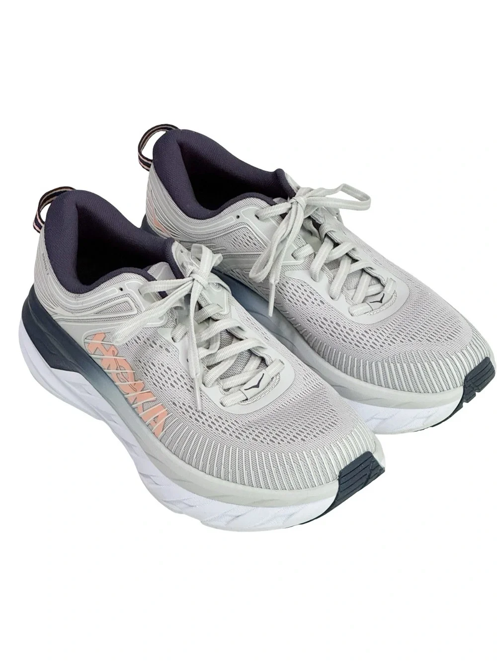 Hoka One Bondi 7 Lunar Rock 7 Wide